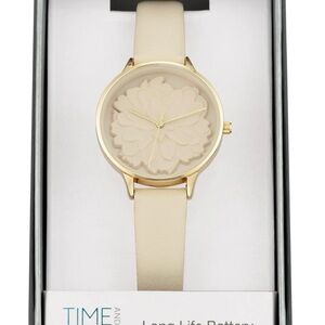 Time and Tru Beige and Gold Women's Watch
